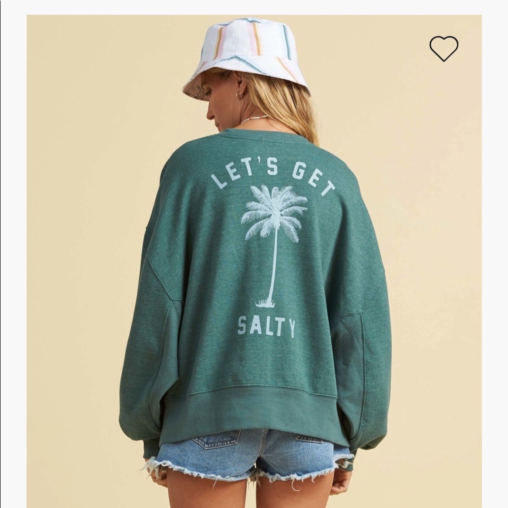 Billabong x salty blonde sweatshirt